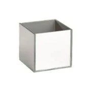 Image of 10cm Mirrored Cube Clear
