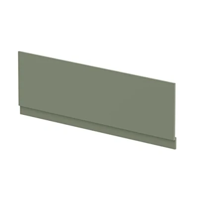 Image of nuie BPR805 Modern Bathroom Straight Bath Front Panel and Plinth, 560 x 1695 36mm, Satin Green