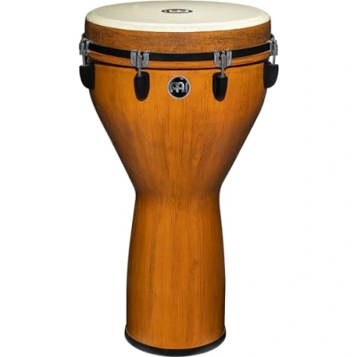 Image of Meinl Percussion Jumbo Djembe Instrument Very Large Handdrum Mechanical Tuning System Diameter 14 Inches Plastic, Brown (JD14BW)
