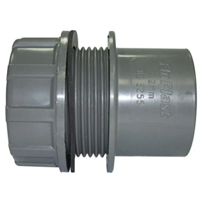 Image of FLOPLAST Solvent Grey 40mm (43mm) Tank Connector
