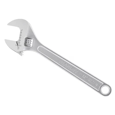 Image of STANLEY Metal Adjustable Wrench 300mm (12in)