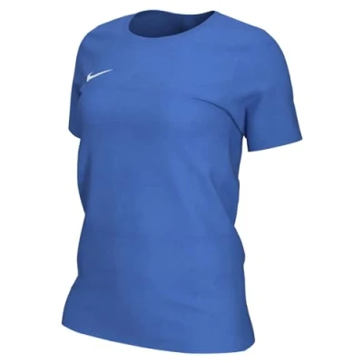 Image of NIKE Womens Dri fit Park 7 Jby T Shirt, Royal Blue/White, L EU