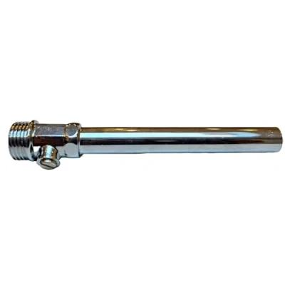 Image of TC Radiator Valve TRV Tail Extension 110mm with Slotted Isolating 1/2&quot; BSP Chrome