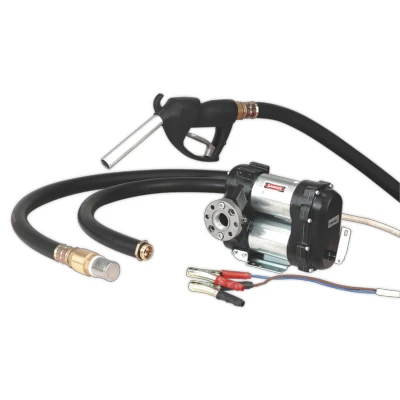 Image of Sealey Diesel &amp; Fluid Transfer Pump 12V High Flow