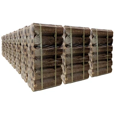 Image of AMOS Ultra Dry High Energy Heat Logs Eco Friendly Low Smoke Minimal Ash Sustainable Recycled Wood Fuel for Open Fires Burners Chimeneas 96