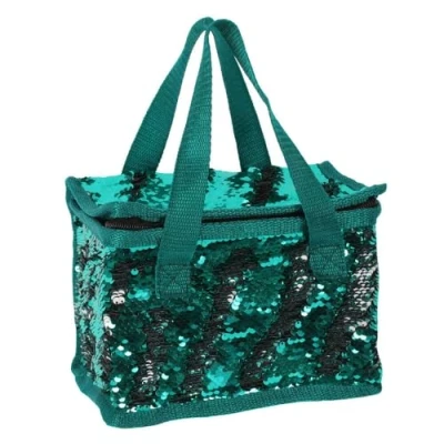 Image of something different ME_40417 Bag, 10 pounds, Green &amp; Silver