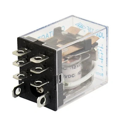 Image of Sourcingmap JQX 13F DC 12V Coil 8 Pin DPDT Power Relay