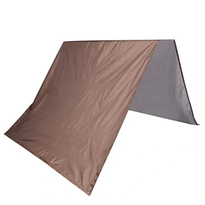 Image of TOPINCN Outdoor Swing Cover Kids Playground Roof Canopy Patio Waterproof Replacement Tarp Sunshade for Garden Patio(Coffee)