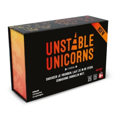 Image of Asmodee Unstable Unicorns NSFW NL Card Game The 18+ Edition of Unicorns! 2 8 Players German Version