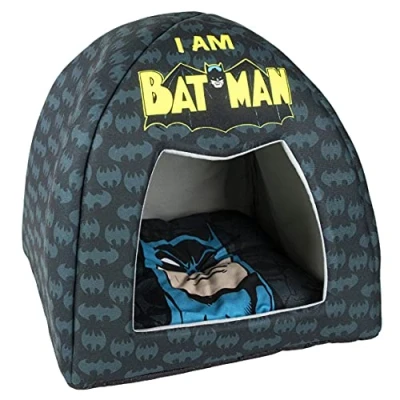 Image of CERDÁ LIFE&#039;S LITTLE MOMENTS for Fan Pets Batman Cats and Dog Bed Small Dogs Official DC Comics Licence, Multicoloured, Single Size
