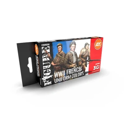 Image of AK Interactive 3rd Gen WWII French Uniform Colors # 11633