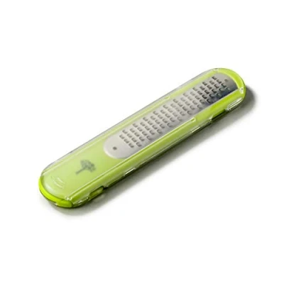 Image of Zeal Compact Easy to Store Cheese Grater with Ultra Sharp Etched Stainless Steel Blade for Effortless Grating Lime H70L
