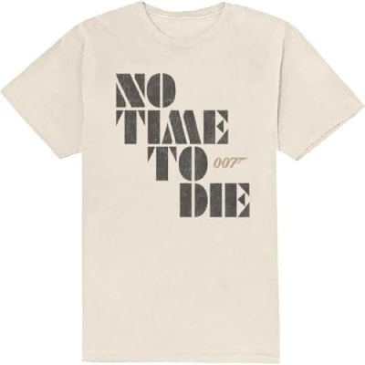 Image of James Bond 007 No Time to Die Official Tee T Shirt Mens Unisex (XX Large)