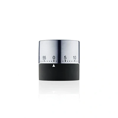 Image of blomus 63600 Puncto Kitchen Timer, Black/Silver , 6 x 6.2 cm