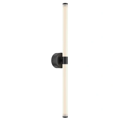 Image of Maytoni Axis Modern Up &amp; Down Wall Lamp Black 3000K