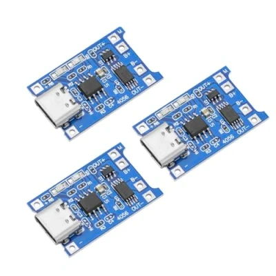 Image of AZDelivery 3x Electronic Charger TP4056 micro USB TC 1A 18650 Charging module for lithium ION battery board with protection function Integrated 5/10 pcs