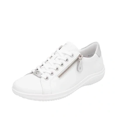 Image of Remonte Women&#039;s D1e03 Lace Up Shoes, White Combi, 9 UK