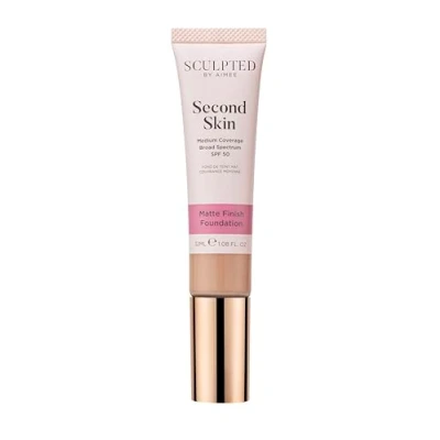 Image of Second Skin Mineral Matte Liquid Foundation from Sculpted by Aimee (Medium 4.0) Medium Coverage with SPF 50, 32ml Cruelty Free, Vegan