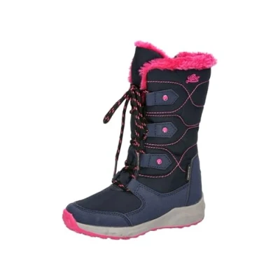 Image of Lico Enrike Snow Boot, Navy Pink, 11.5 UK Child