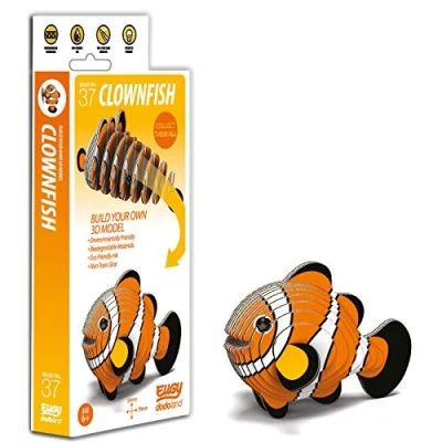 Image of EUGY 3D Clownfish Model Craft Kit