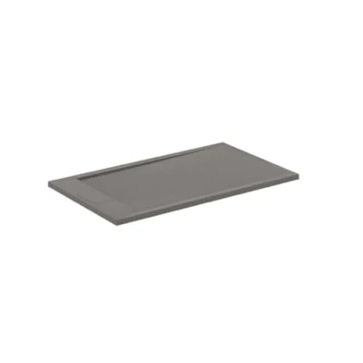 Image of Ideal Standard i.life Ultra Flat S Non Slip Shower Tray 1200 x 700mm Concrete Grey T5233FS