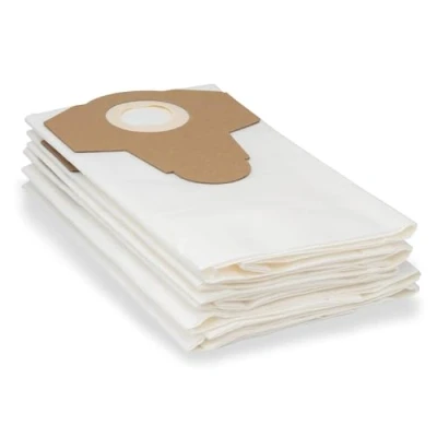 Image of Set of 5 vacuum cleaner bags, for Parkside Lidl wet dry PNTS 1250, 1300, 1400, 1500 A1, B1, B2, B3, C1, C3, D1, E2, all models