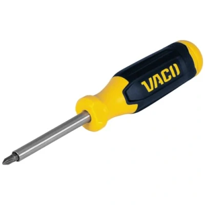 Image of VACO 1230 3 in 1 Multi Bit Screwdriver, Impact Driver Ready, Rare Earth Magnetic Screwdriver with Comfort Handle