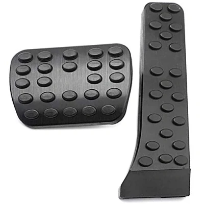 Image of Car Brake Pedal No Drill Foot Pads Accessories for C E S GLC GLS Class W205 W213 X253 W167