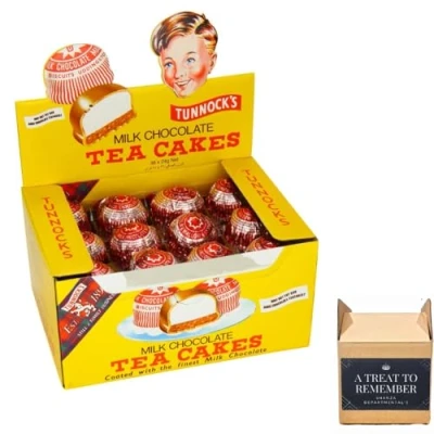 Image of Tunnock&#039;s Real Milk Chocolate Tea Cakes 24 g (Pack of 36)