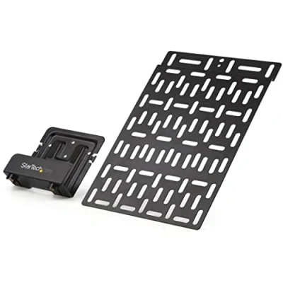 Image of StarTech.com Universal TV Accessory Mount Adjustable &amp; Wall Bracket Media Players/Router/Modem/AV Switches Extenders/Apple Hidden Cable Box Behind 11lb (5kg) (MDBOXMNT)