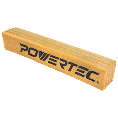 Image of POWERTEC 71407 Abrasive Cleaning Stick for Sanding Belts &amp; Discs 12&quot; Natural Rubber Eraser Woodworking Shop Tools Perfection