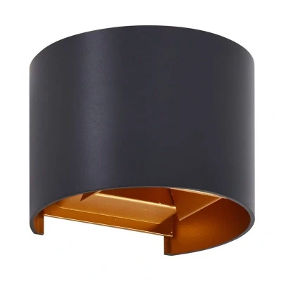 Image of Lindby LED Outdoor Wall Light &#039;Nivar&#039; (Modern) in Black Made of Metal (1 Source,) from lamp for Exterior/Interior Walls, House, Terrace und Balcony
