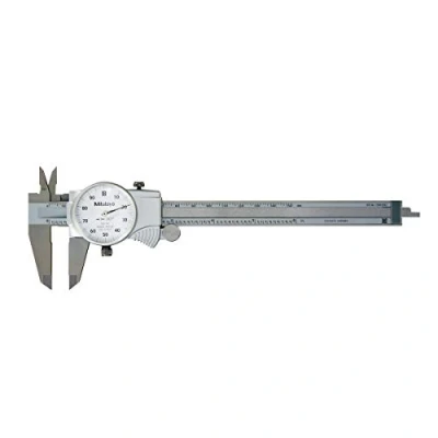Image of Mitutoyo 505 742J Dial Caliper, 0.1&quot; per Rev, 0 6&quot; Range, 0.001&quot; Accuracy