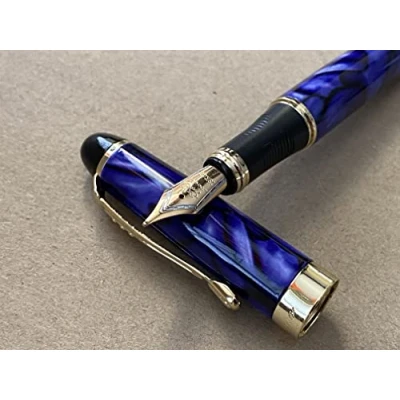 Image of Rhapsody Jinhao x450 Fountain Pen 0.5mm Medium Fine Nib Ink Pens (Night Sky)