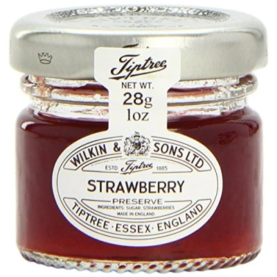 Image of Tiptree Strawberry Jam Mini Jar 28 g X 72
