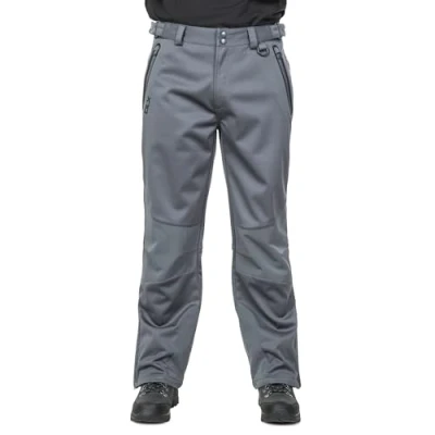 Image of Trespass Men Holloway Waterproof Trousers/Pants with Side Ventilation Carbon, Small