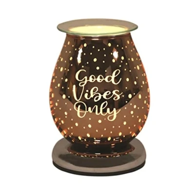 Image of Aroma Good Vibes Only Burnt Copper Touch Electric Wax Melt Warmer