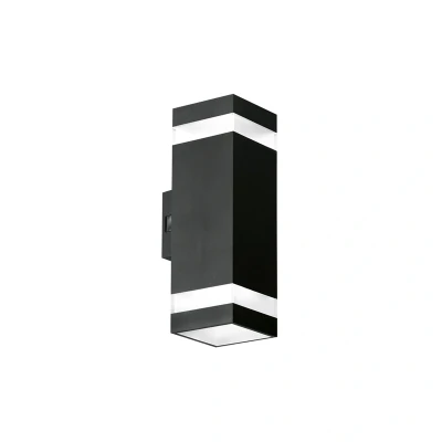 Image of Enlite Square Halo Trim Up and Down CCT Switchable LED Wall Light 10W