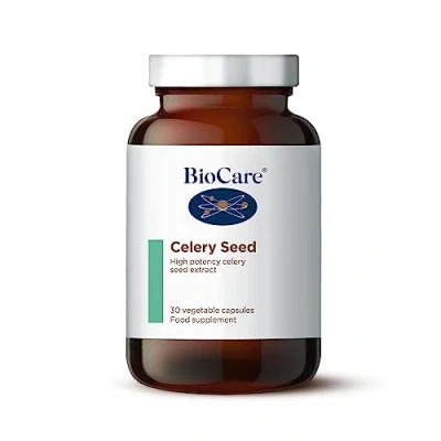 Image of BioCare Celery Seed Extract Supports The Body&#039;s Natural Eliminative Process 30 Capsules