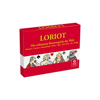 Image of ASS 22571007 Other License Loriot Rummy Canasta Bridge Game 2 x 55 Cards