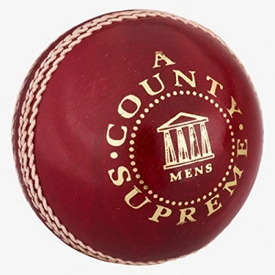 Image of Readers County Supreme Cricket Ball 5oz, Red, Womens