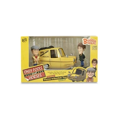 Image of Sporting Profiles Only Fools and Horses Bobble Buddies Box Set Bundle with Regal Van FREE Official DIPSTICK