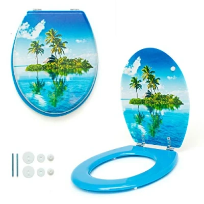 Image of VIPER Toilet seat Quick Release Mdf Universal Bathroom Replacement Accessories Wc 770
