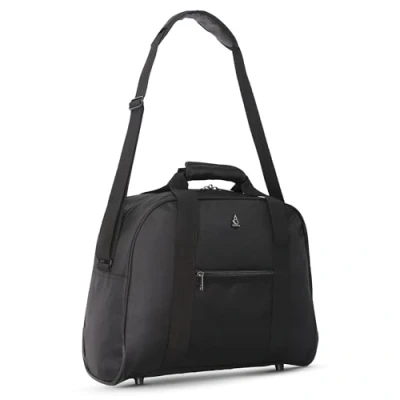 Image of Aerolite 40x30x15 New and Improved 2023 British Airways, EasyJet, Virgin Atlantic, KLM Holdall, Cabin Luggage Under Seat Flight Bag, Black