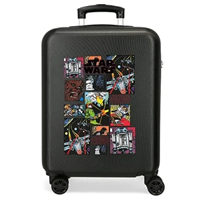 Image of Star Wars Galactic Team Cabin Suitcase Black 38x55x20 cms Rigid ABS Side combination lock 34L 2 kgs 4 Double wheels Hand Luggage