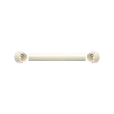 Image of Romantica Eyelet Recess Curtain pole, 28mm,180 cm, Panna Cotta