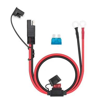 Image of 1 Pcs Battery Connector 2 Pins Quick Disconnect SAE Cable To O Ring Terminal Harness Power Supply For 12 24V Cars Motorbike Tractors