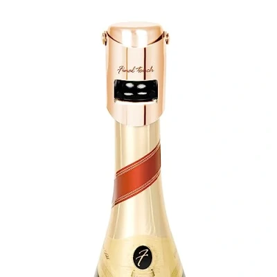 Image of Final Touch Stainless Steel Champagne Stopper with Copper Finish (FTA7002)