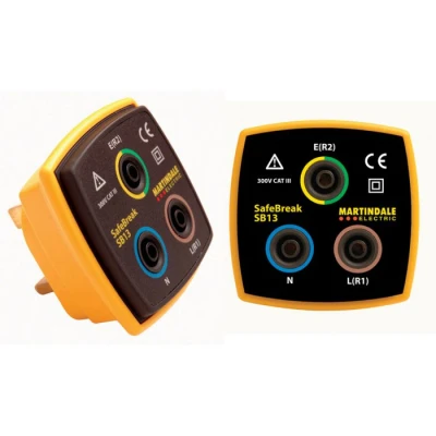 Image of Martindale SB13 Safe Break Socket Adaptor, Yellow