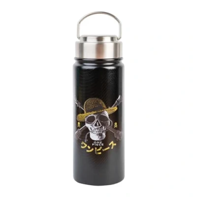 Image of Grupo Erik One Piece Netflix Metal Hot&amp;Cold Bottle 550ml 18 oz Water Merch Hot and Cold Cute Manga